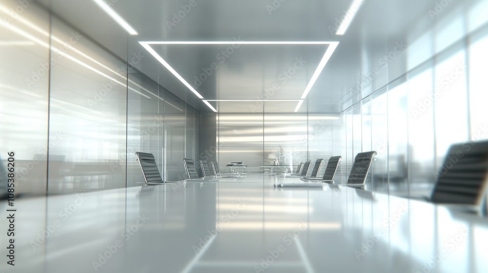 Obraz premium Modern Office Meeting Room