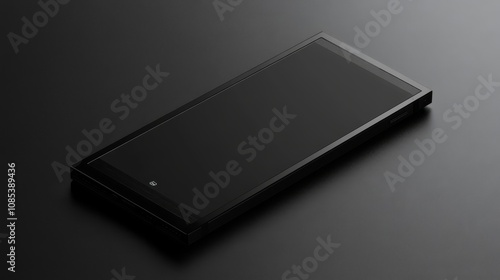 Wallpaper Mural Sleek Black Smartphone Mockup  Torontodigital.ca