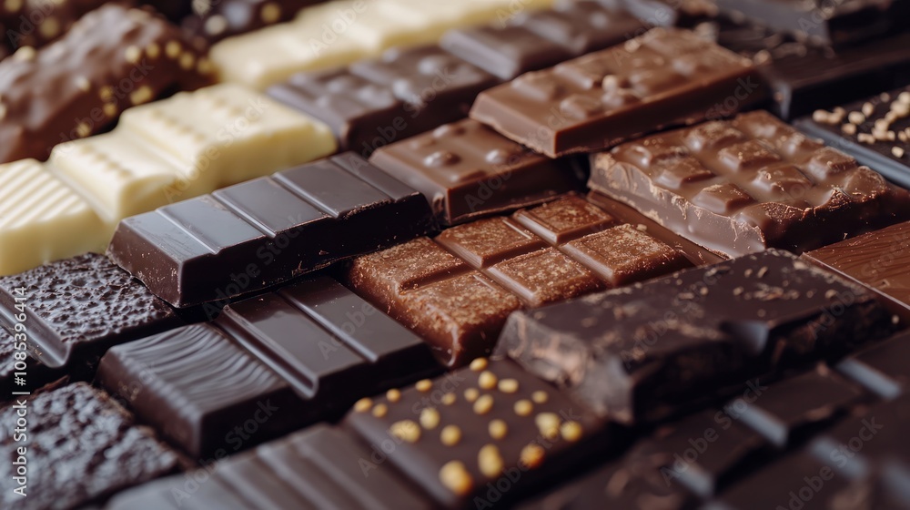 A Delicious Assortment of Chocolate Bars A Delicious Assortment of Chocolate Bars