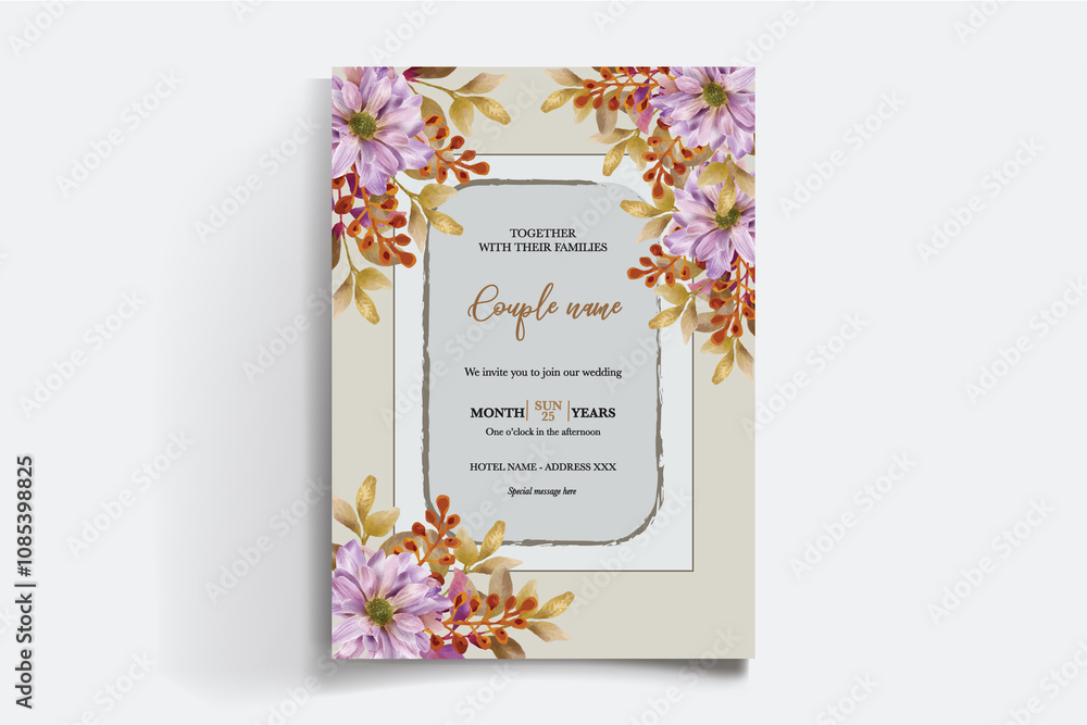 BRIDAL SHOWER FLORAL INVITATION TEMPLATE BRIDAL SHOWER FLORAL INVITATION TEMPLATE