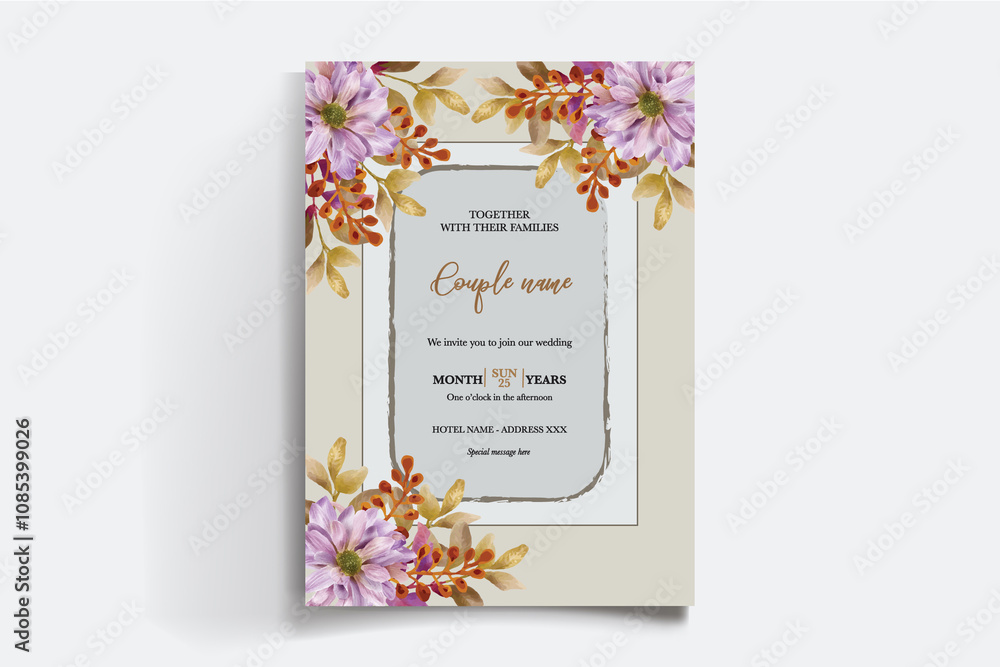 BRIDAL SHOWER FLORAL INVITATION TEMPLATE BRIDAL SHOWER FLORAL INVITATION TEMPLATE