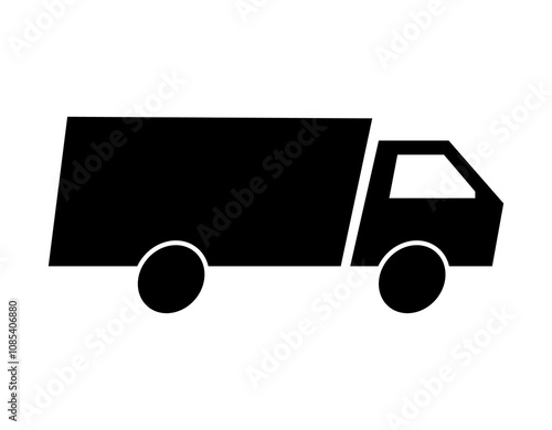 Truck icon isolated on white background