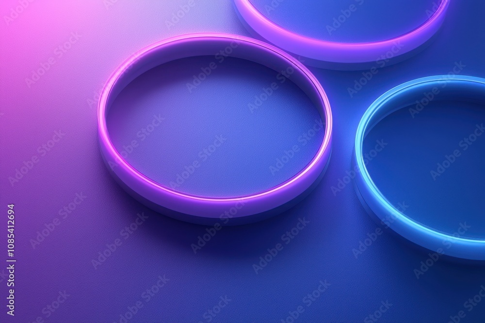 Vibrant abstract design with overlapping colorful circles Vibrant abstract design with overlapping colorful circles