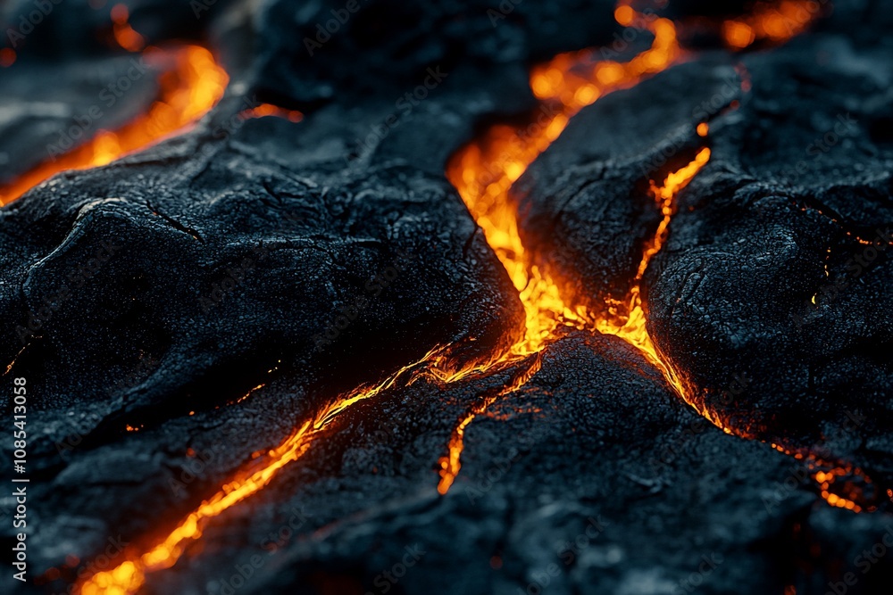 Glowing Lava Flow: Nature's Fiery Creations Under the Earth's Surface Glowing Lava Flow: Nature's Fiery Creations Under the Earth's Surface