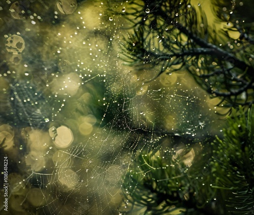 Dew-Kissed Web