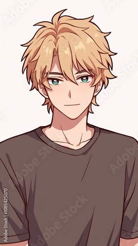 Anime Boy Portrait Illustration