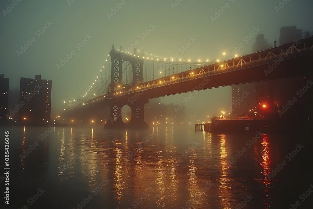 Fototapeta premium Manhattan bridge, New york,United states of America