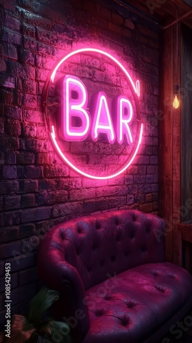 Vector realistic isolated neon sign of the text 