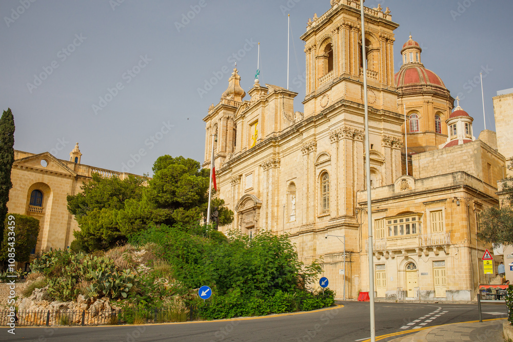 Fototapeta premium St. Lawrence’s Church in Birgu, Malta