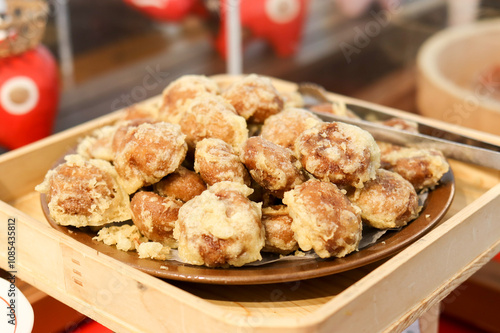 天ぷらまんじゅうの山