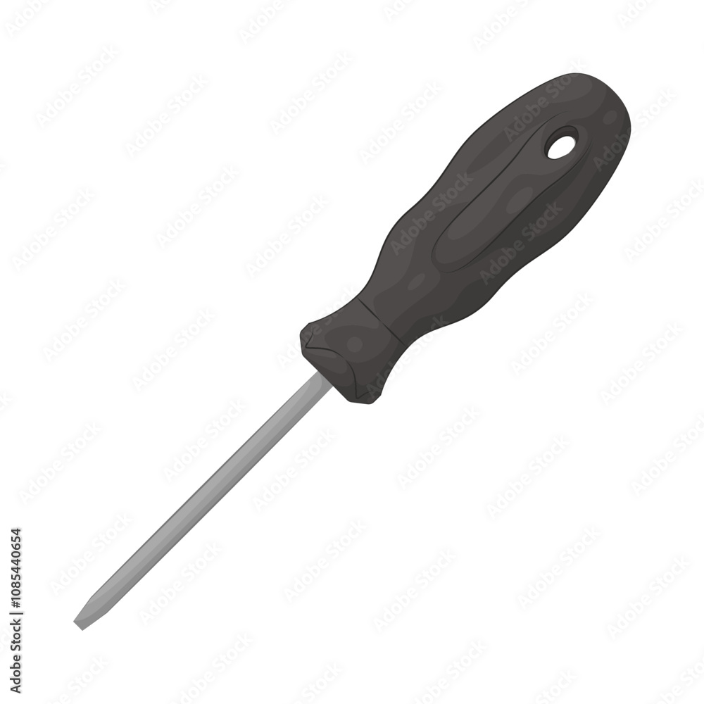 Illustration of screwdriver Illustration of screwdriver