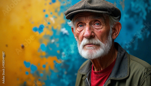 portrait of a man with flat cap