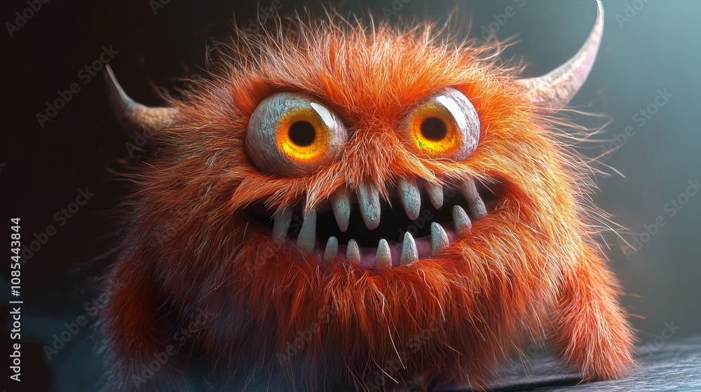 Fototapeta premium Adorable fluffy creature.