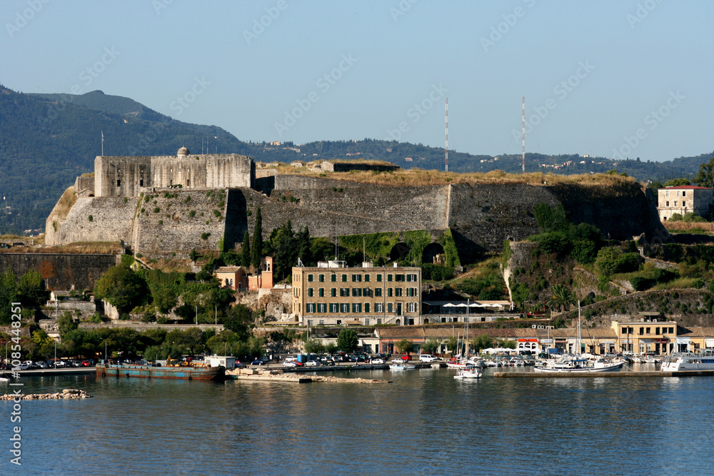 Fototapeta premium New Fort, Corfu Town, Corfu, Greece