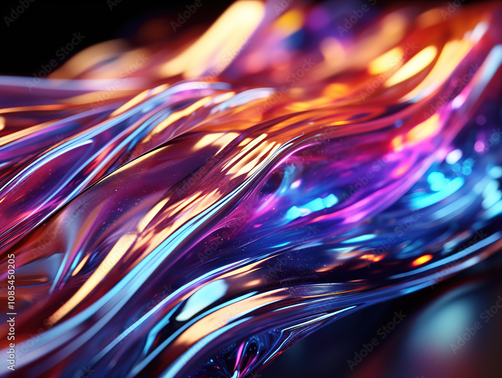 Generous 3d rendering glowing lines neon lights abstract Generous 3d rendering glowing lines neon lights abstract