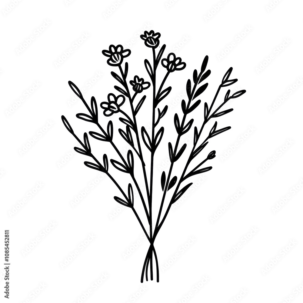 Fototapeta premium Flower Bouquet PNG Meadow Flower Transparent PNG