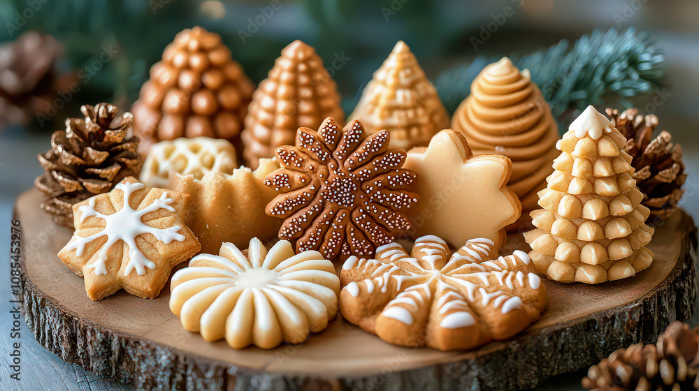 Baking Christmas cookies. Merry Christmas and Happy New Year. Traditional Christmas cookies Baking Christmas cookies. Merry Christmas and Happy New Year. Traditional Christmas cookies