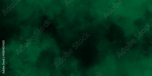  abstract cloud and vapor texture background. Black and Green smoke aquarelle smudge illustration smooth grungy smokey light green colors ink glow. green color powder explosion