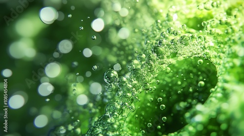Scientists in a laboratory are exploring the potential of algae fuel as a sustainable alternative to fossil fuels. Algae fuel, or algal biofuel, holds promise as a renewable