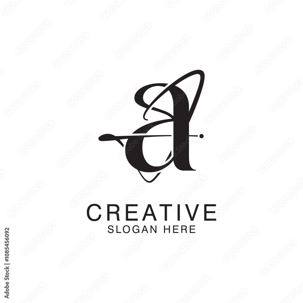 Modern Creative AJ Logo Design. icon initial Based Monogram and Letters in Luxury vector Modern Creative AJ Logo Design. icon initial Based Monogram and Letters in Luxury vector