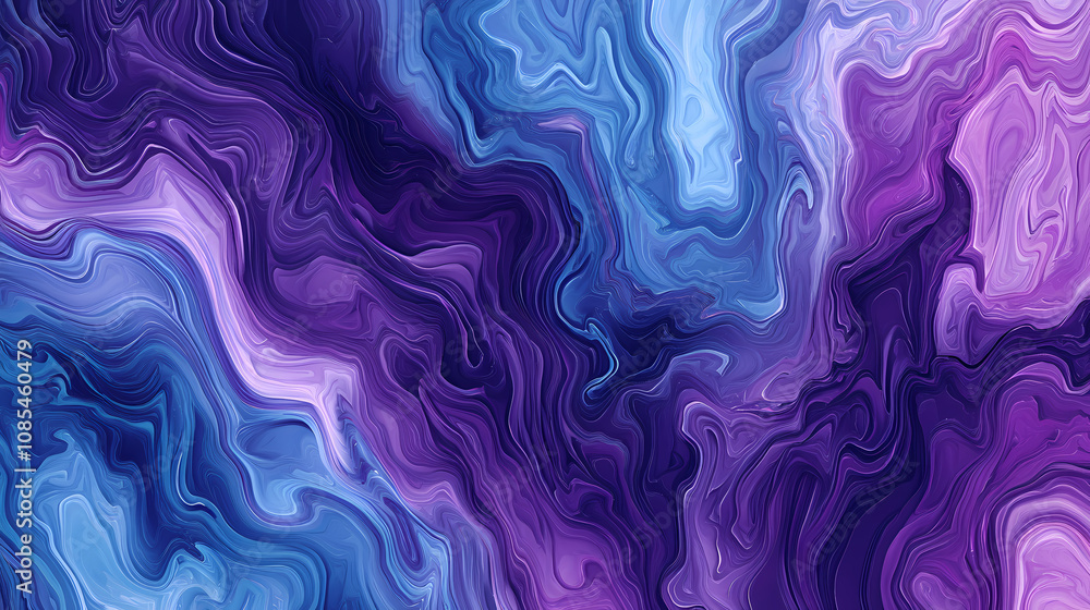 Purple and blue ombre effect in a random pattern, infinite copy space,, , trendy, creative, modern, digital artwork. Infinite. Illustration Purple and blue ombre effect in a random pattern, infinite copy space,, , trendy, creative, modern, digital artwork. Infinite. Illustration