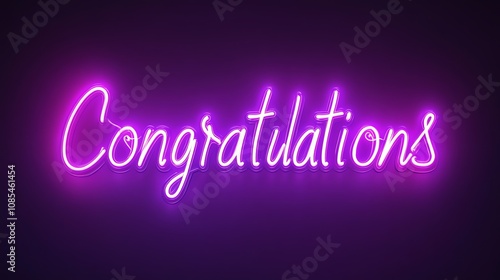 A purple neon sign that says 