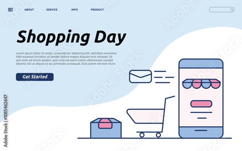 Shopping Day Landing Page