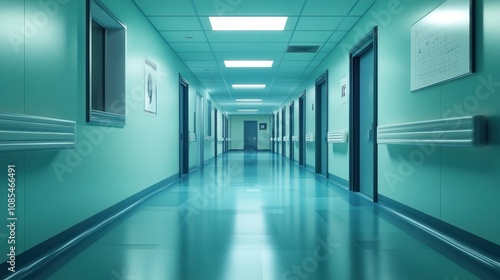 Hospital Corridor Interior