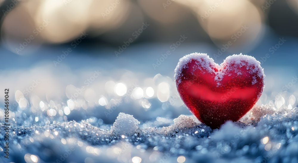 heart in the snow heart in the snow