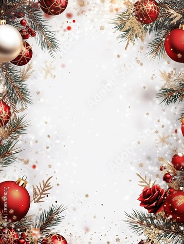 Beautiful background for a new year banner, HD, Realistic. Copy space. Generative ai