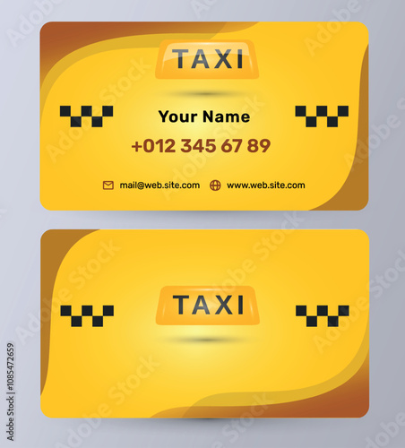 Modern business card template. Clean and minimalistic design emphasizes the corporate identity of the company. The image reflects professionalism and elegance.