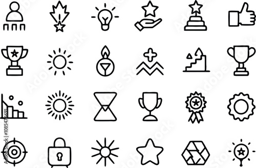 set of icons of jewish passover