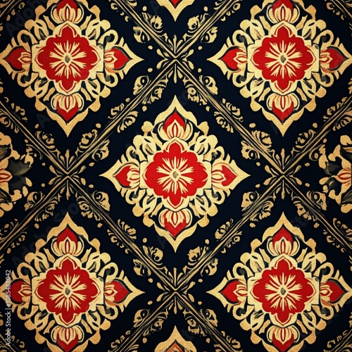 thai art pattern