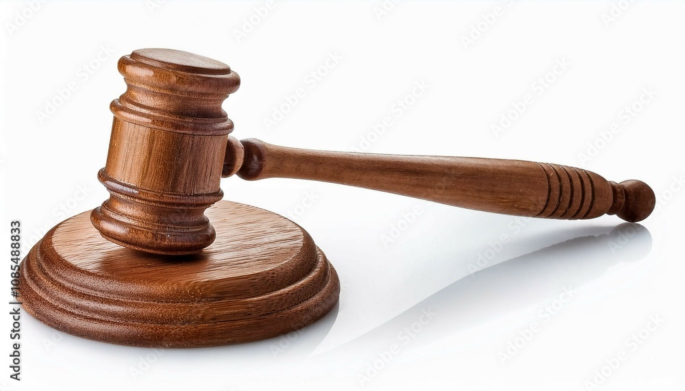 wooden gavel isolated on white wooden gavel isolated on white