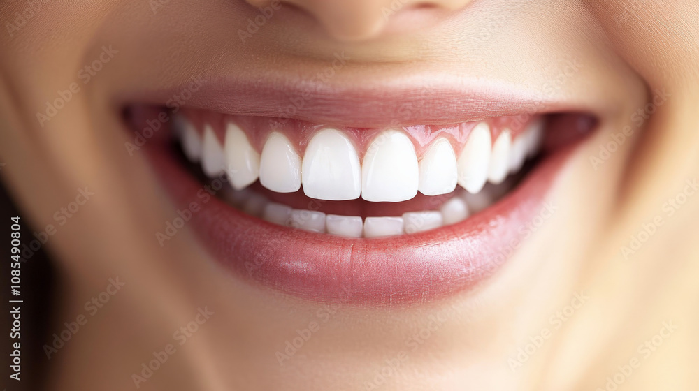 radiant smile showcasing bright, white teeth and healthy gums, exuding joy and confidence. This close up captures essence of happiness and well being radiant smile showcasing bright, white teeth and healthy gums, exuding joy and confidence. This close up captures essence of happiness and well being