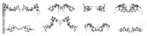 selection pattern decoration roses weaving plants