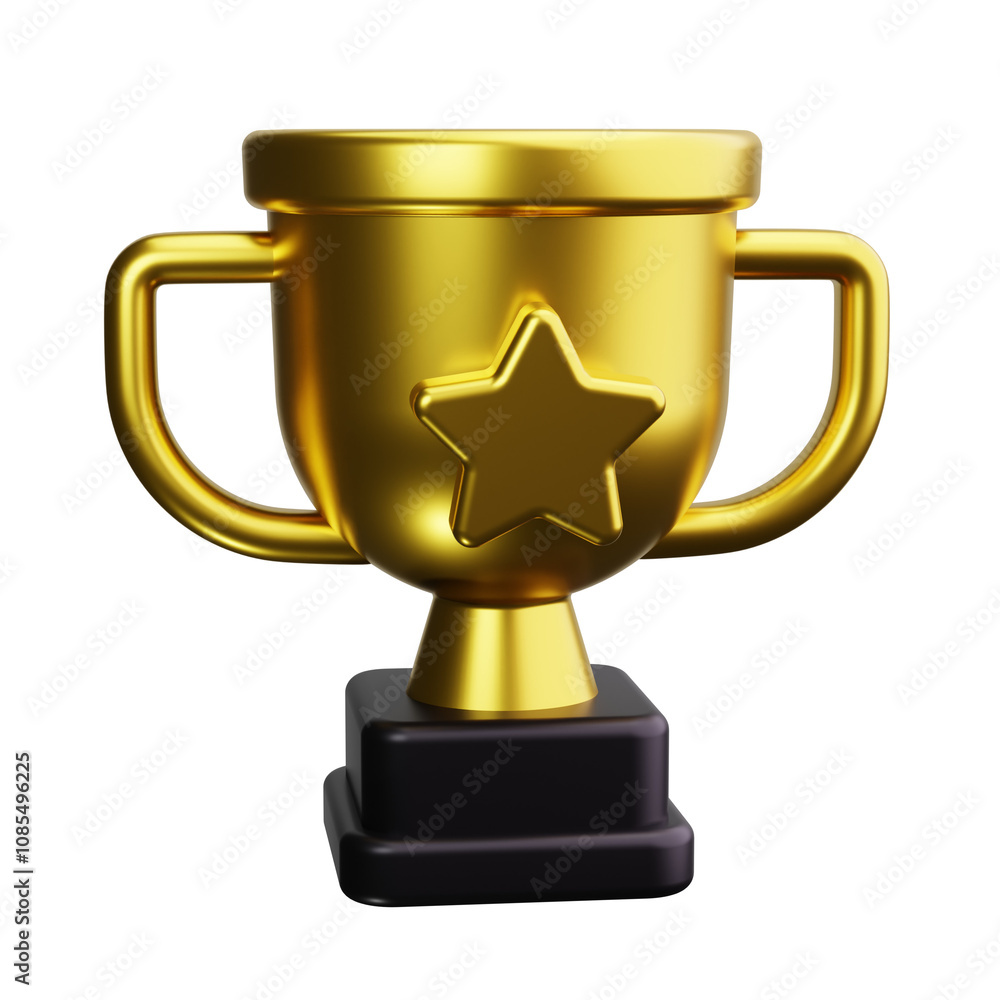 star trophy 3d Render Icons star trophy 3d Render Icons