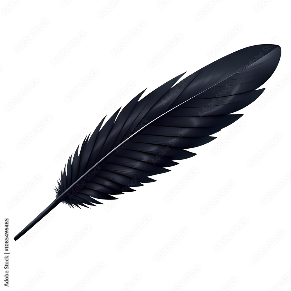 feather isolated on white background feather isolated on white background