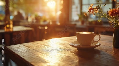 Wallpaper Mural Coffee at Sunset Torontodigital.ca