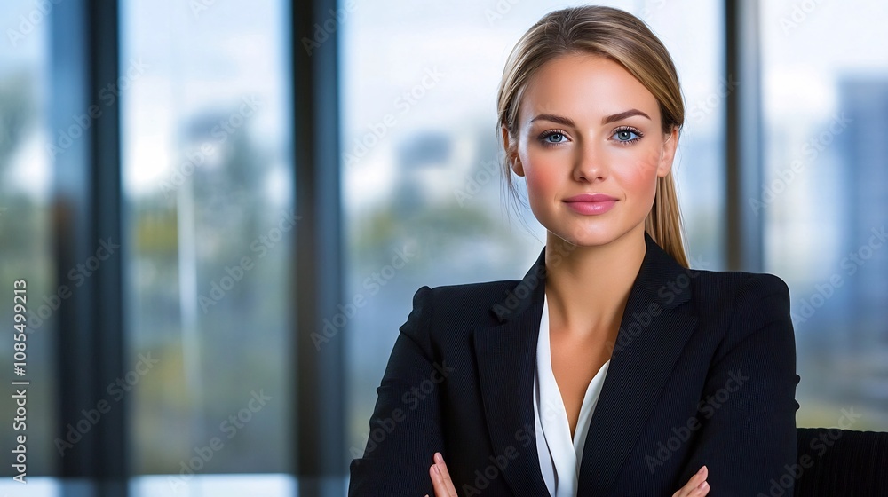 Confident Businesswoman Presenting in Corporate Setting with Professionalism Confident Businesswoman Presenting in Corporate Setting with Professionalism
