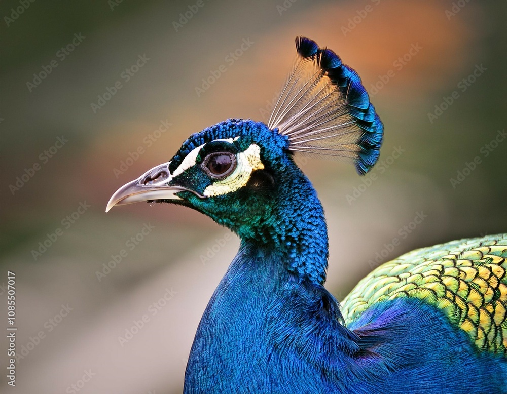 close up portrait of a majestic peacock close up portrait of a majestic peacock