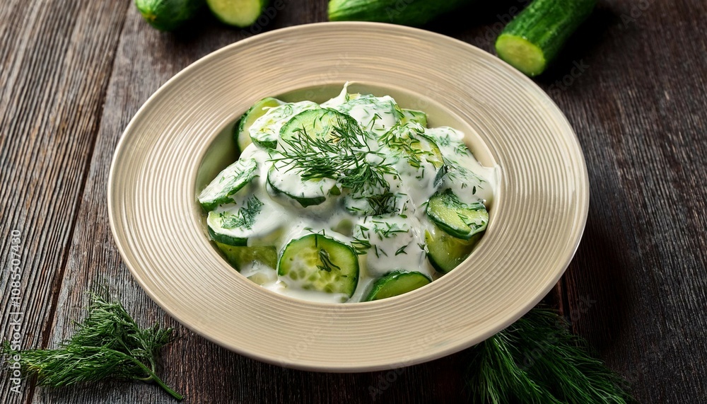 creamy cucumber salad with dill creamy cucumber salad with dill
