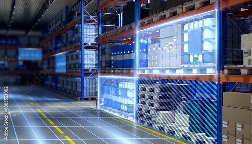 Modern warehouse. Factory s...