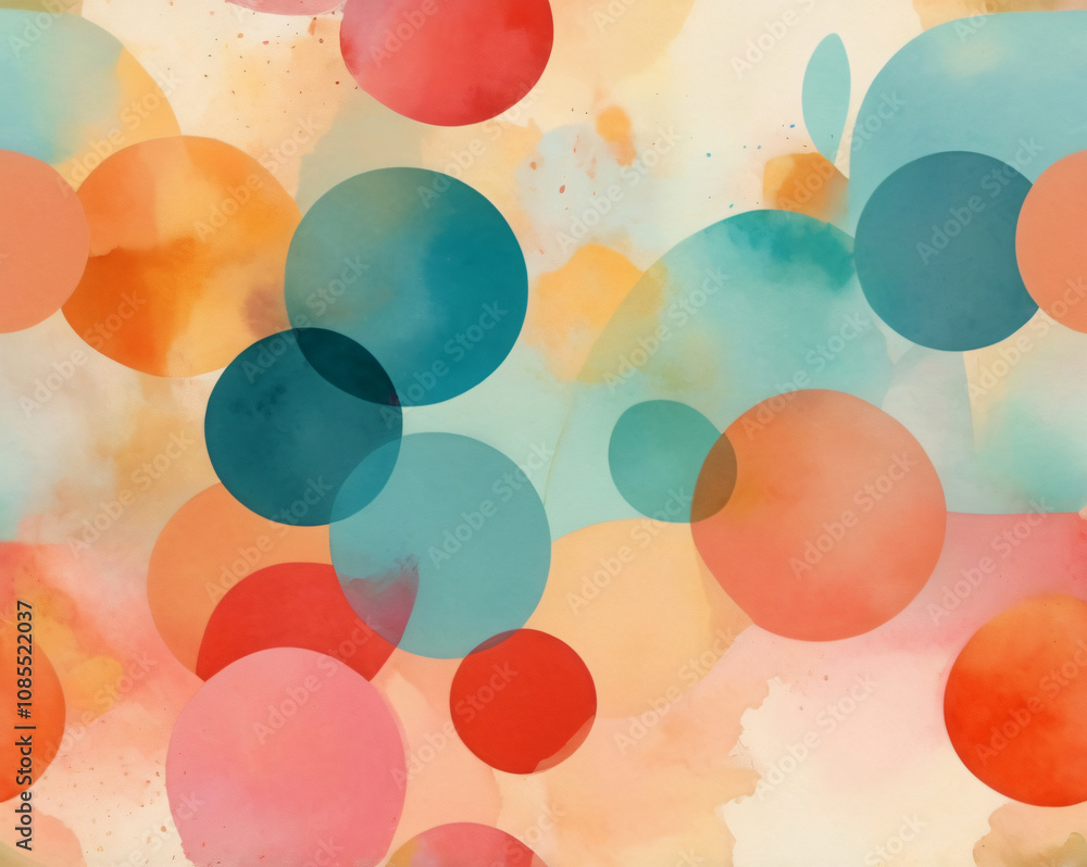 Abstract graphic, watercolor style Abstract graphic, watercolor style