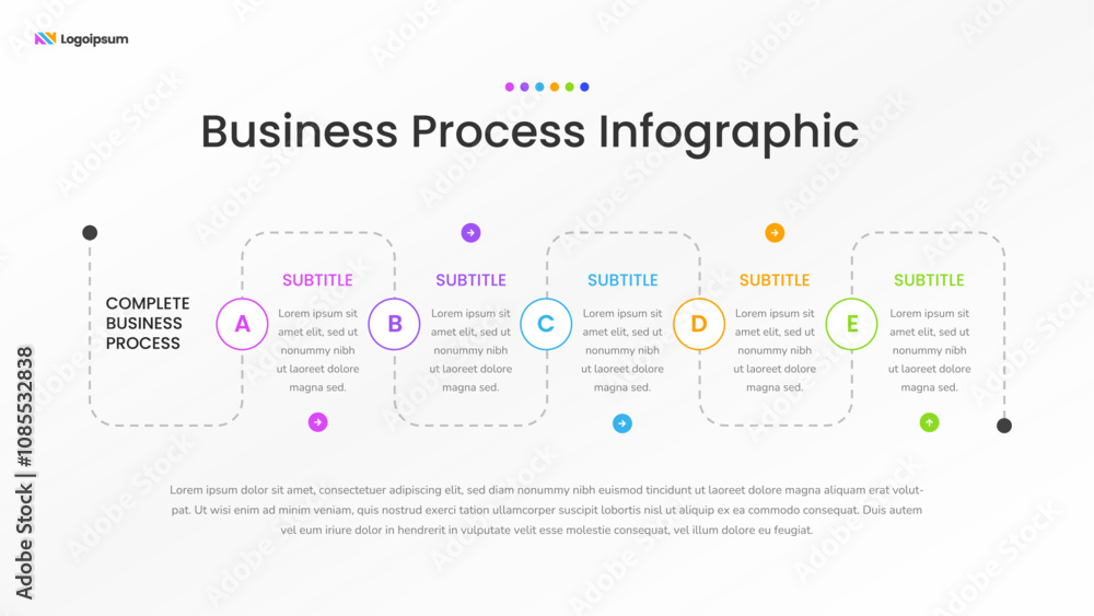 Business Process Infographic Slides