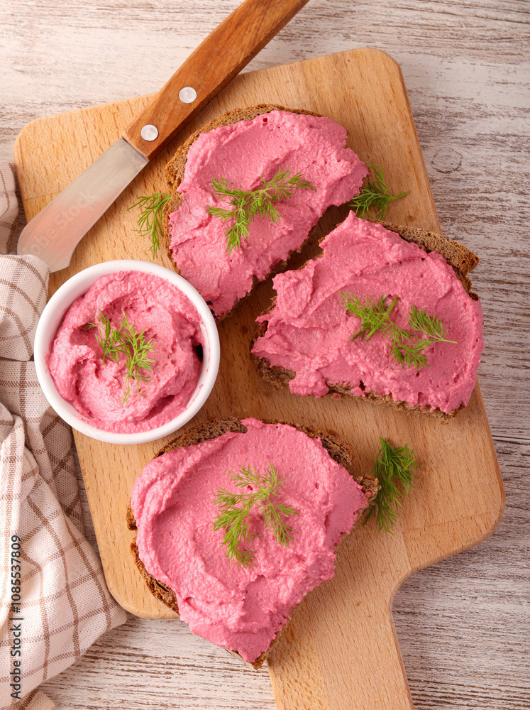 Chickpea and beetroot spread Chickpea and beetroot spread