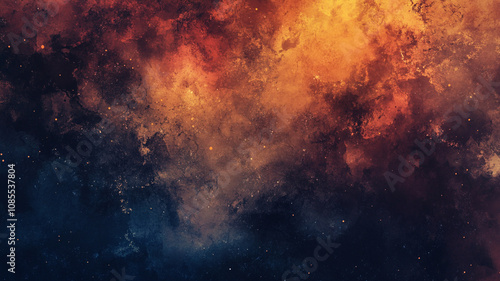 Beautiful cosmic nebula with vibrant colors and deep space background captured in stunning detail