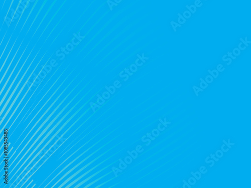 Abstract art geometric background with shiny abstract 3d gradient light blue lines pattern. Light blue optical illusion with waves and transitions.