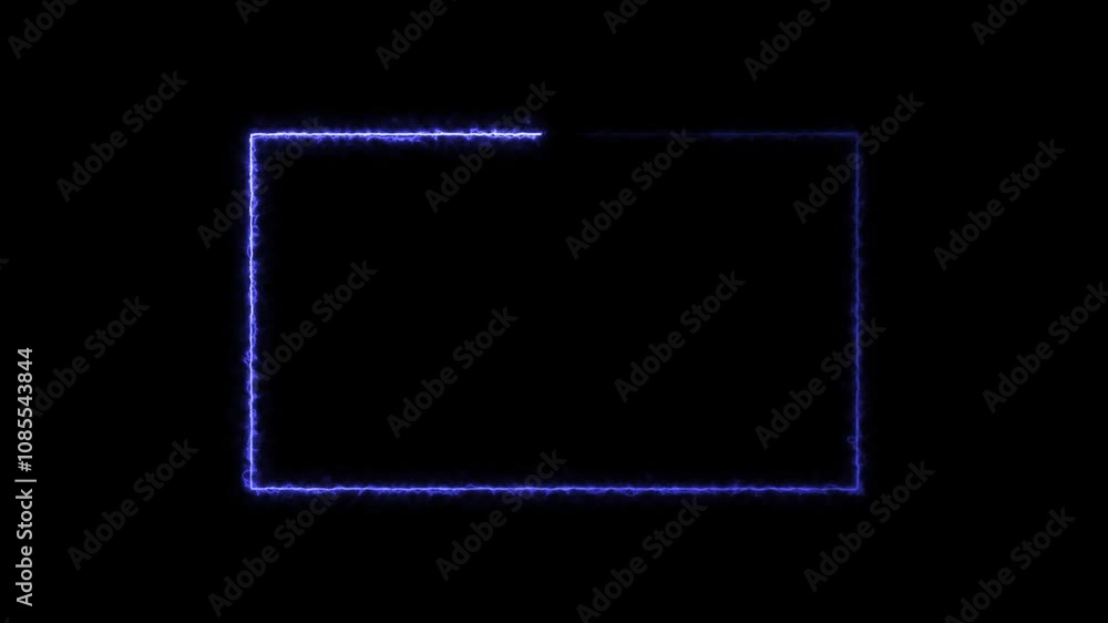 Animation of glowing neon rectangles abstract background. Animation of glowing neon rectangles abstract background.