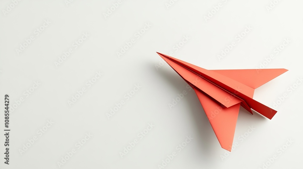 Simple paper airplane icon on a white background. Simple paper airplane icon on a white background.